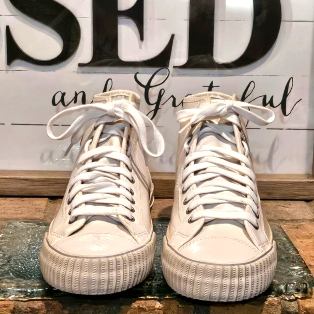 PF Flyers High-Top Sneaker 'Sea Salt' Off White Mns 11 | Wmn 12.5 - Picture 2 of 11